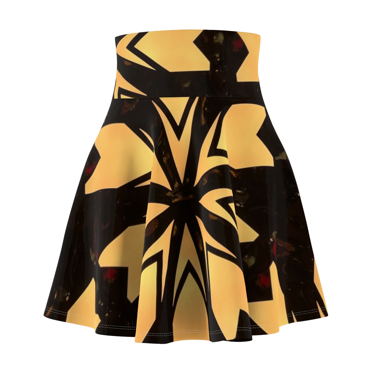 Flowing, washed matte fabric skirt | EMPORIO ARMANI Woman