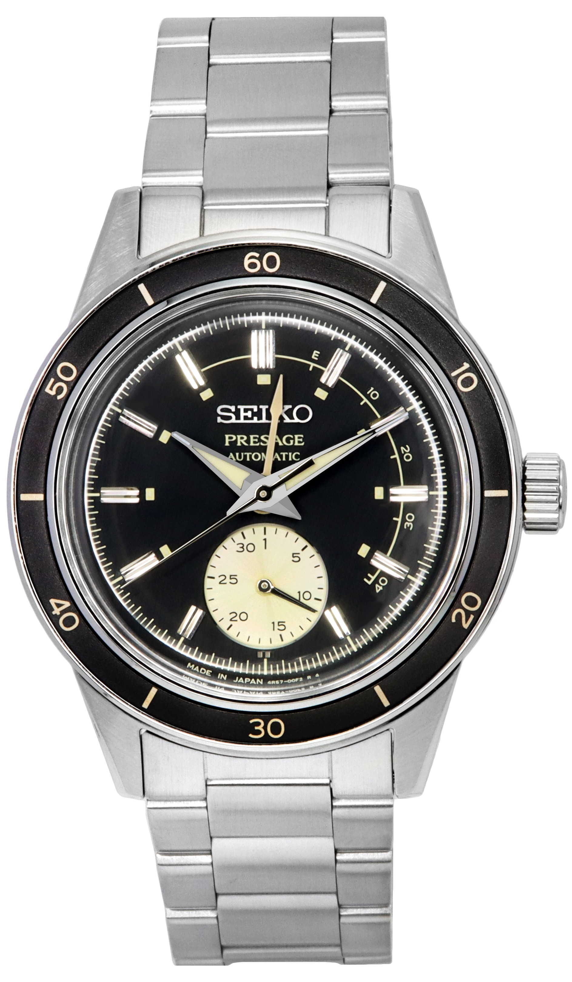 Seiko Presage Style60s Black Dial Automatic SSA449 SSA449J1 SSA449J Mens  Watch